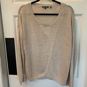 Vince 100% Linen oversized crewneck.